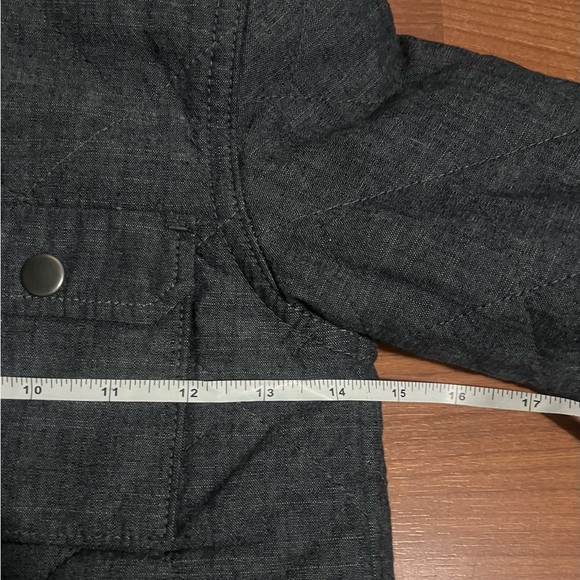 GAP Boys Denim Quilted chambray jacket - Picture 6 of 14